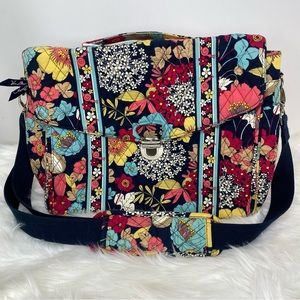 Vera Bradley Floral Laptop/Briefcase Bag